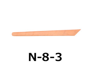 N-8-3　陶芸用木ベラ　No.3